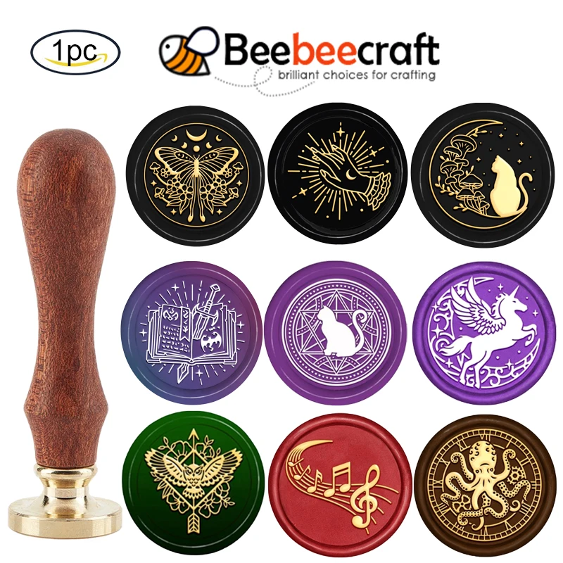 Batik Wax Kit - 1 adet kelebek mühür mumu damga