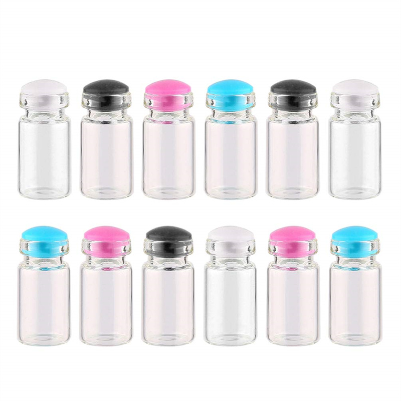Art Craft Zoo - 1000x0.5 ml Mini Silikon Fiş Şişeleri