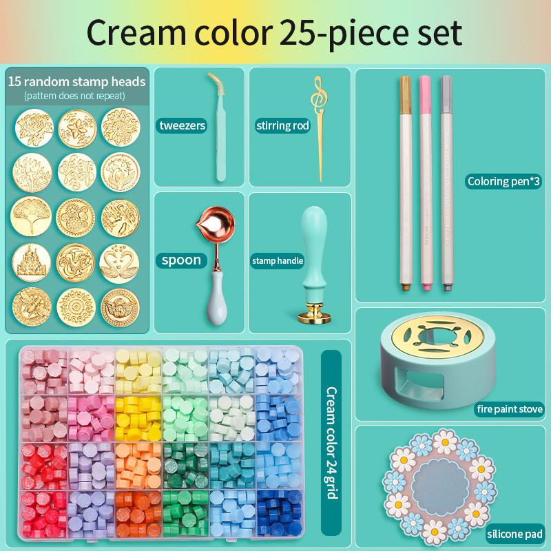 Batik Wax Kit - Mühür Mumu Seti, Lake Kaplı Mühür