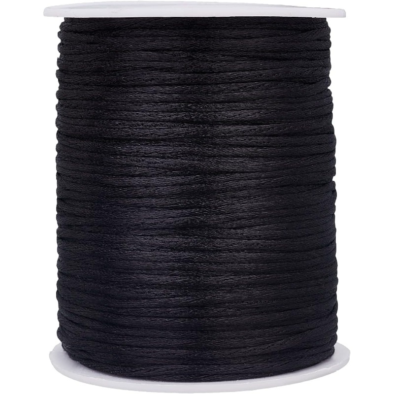 Macrame Cord Cotton - 106 metre Rattail saten kordonlar 2mm