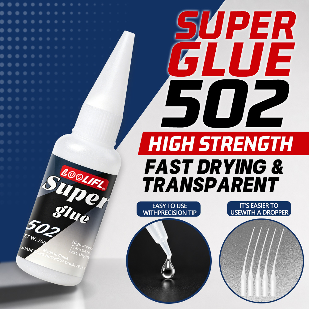 Art Craft Store - Loolifl-502-20Ml Anında Yapışan Şeffaf Siyanoakrilat Orta