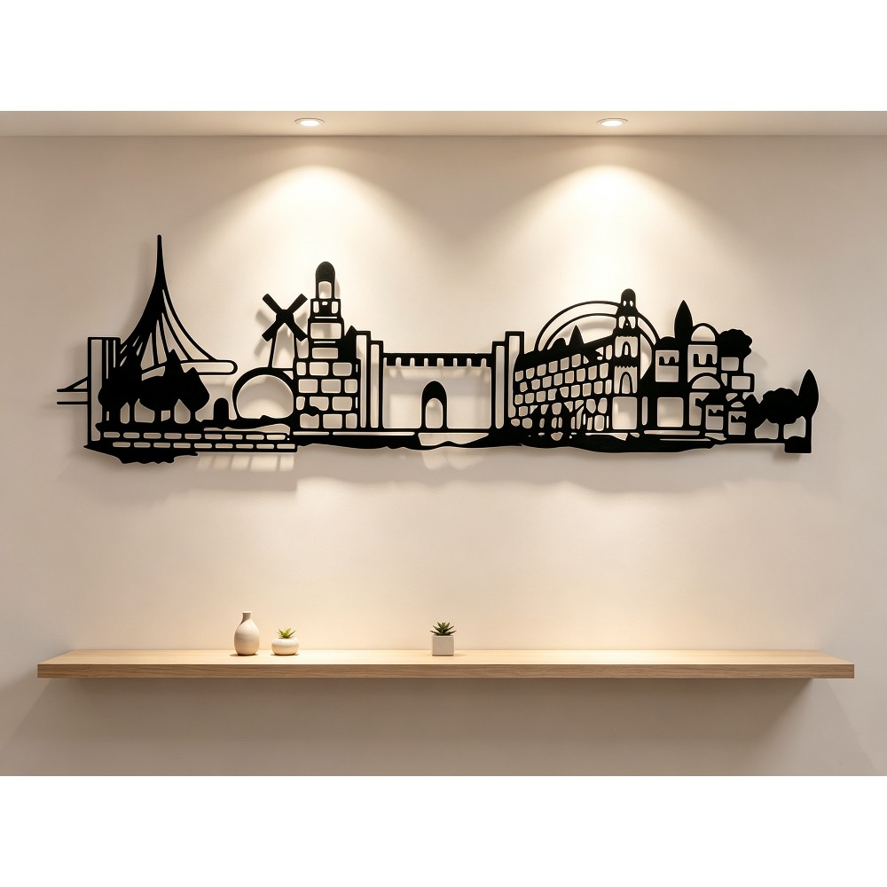 Art & Craft Hari Raya - CIFBUY Metal Duvar Sanatı Kudüs Manzarası