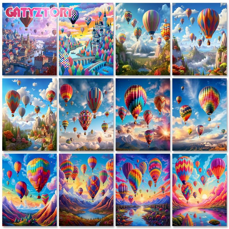 Art Craft Ideas With Paper - GATYZTORY Sıcak Hava Balonu Elmas Boyama