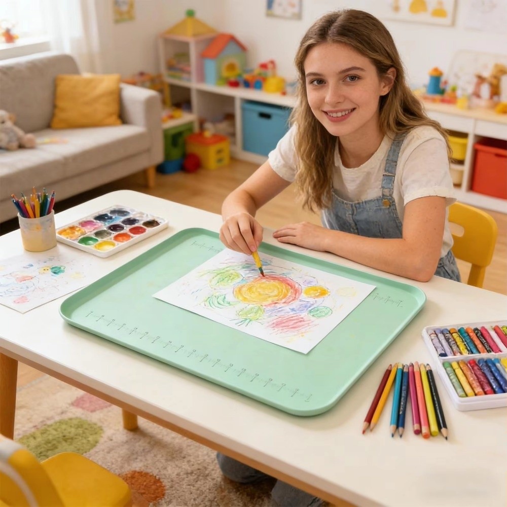 Art Craft Clay - Taşınabilir Silikon Boyama Matı Büyük Sızdırmaz