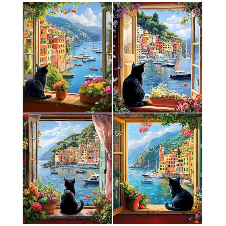 Art Craft Ideas With Paper - CHENISTORY Kedi Temalı Elmas Boyama Seti,