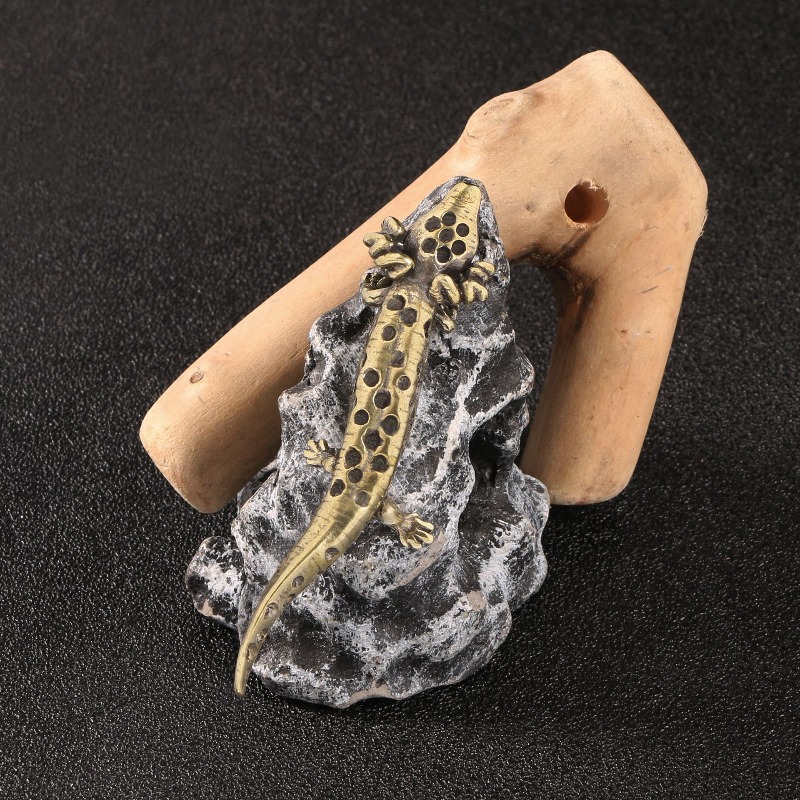 Art Craft Easter - 1 adet yaratıcı katı pirinç salamander