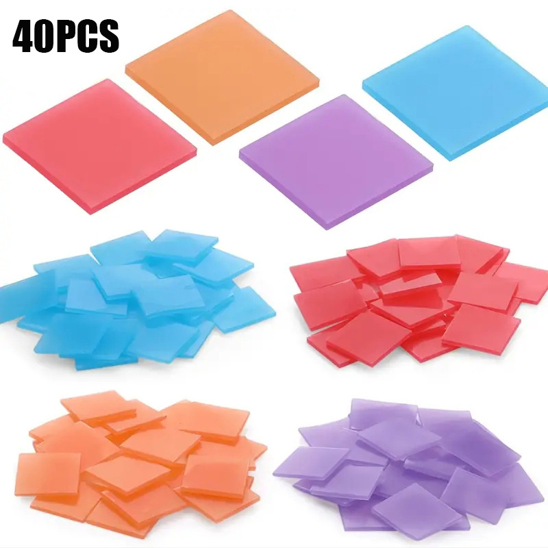 Art Craft Clay - 40 Adet Elmas Boyama Balmumu Kili,