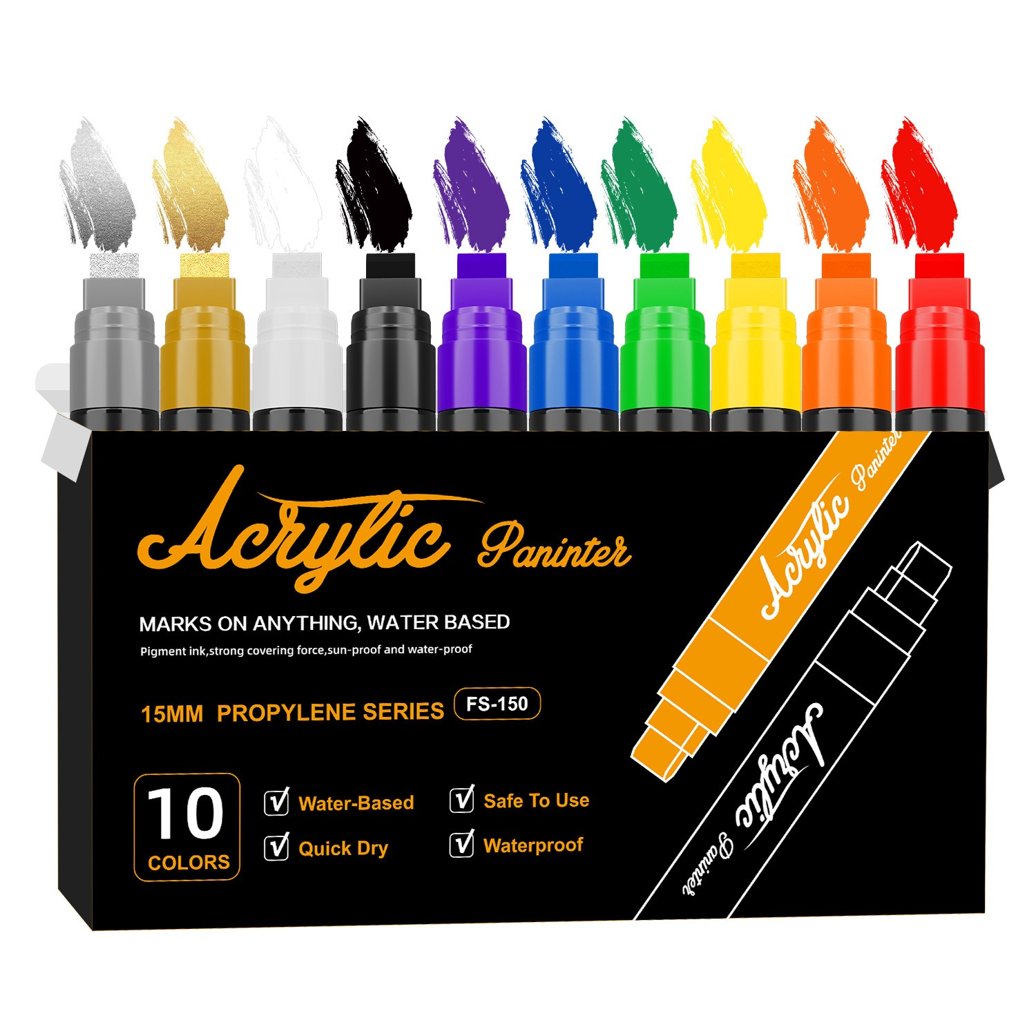 10 Renk Jumbo İşaretleyiciler  - Art Craft Jumbo incelemesi ve fiyatı