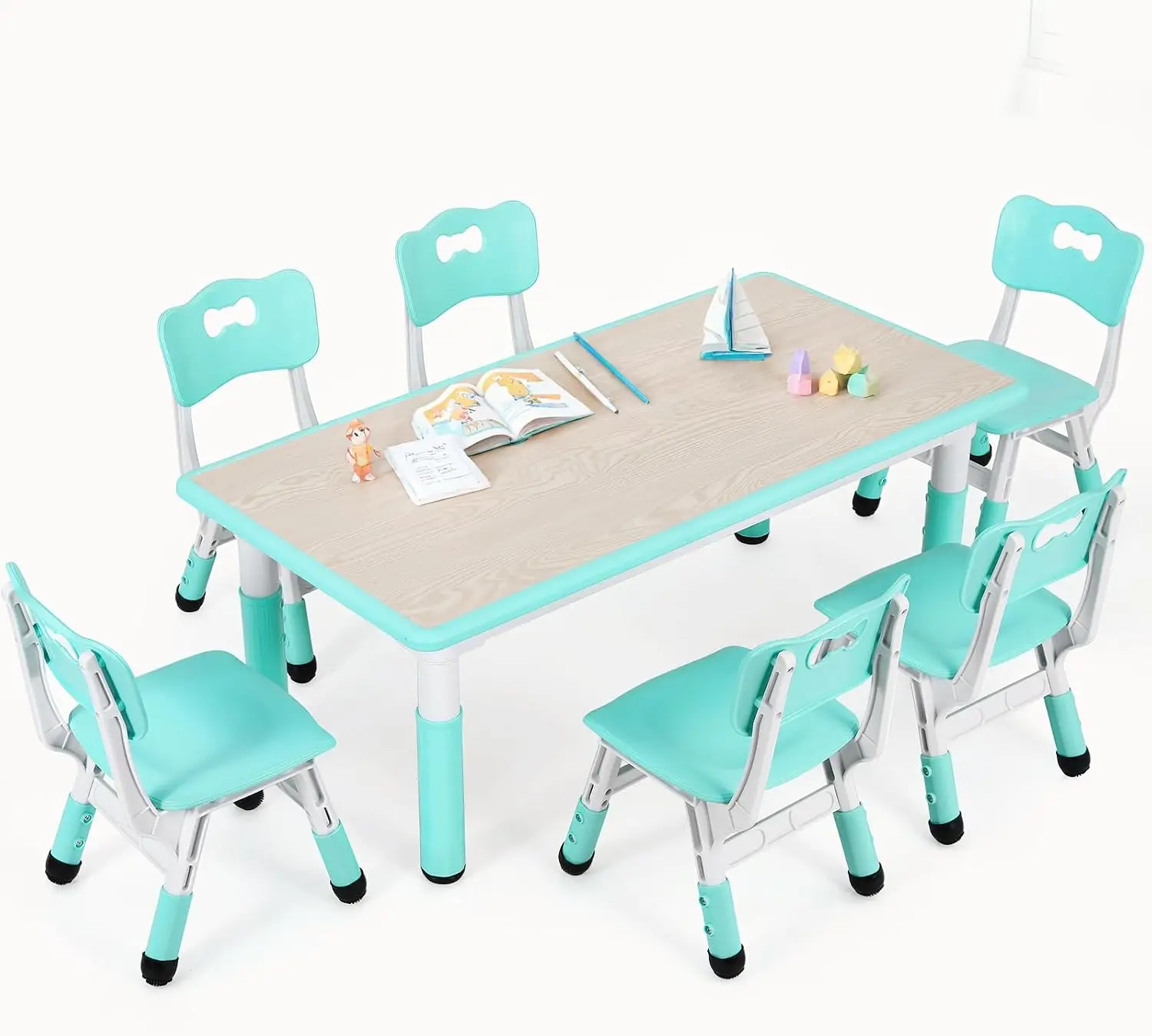 Çocuk Masası ve 6 Sandalye Set - Art Craft For Preschoolers incelemesi ve fiyatı