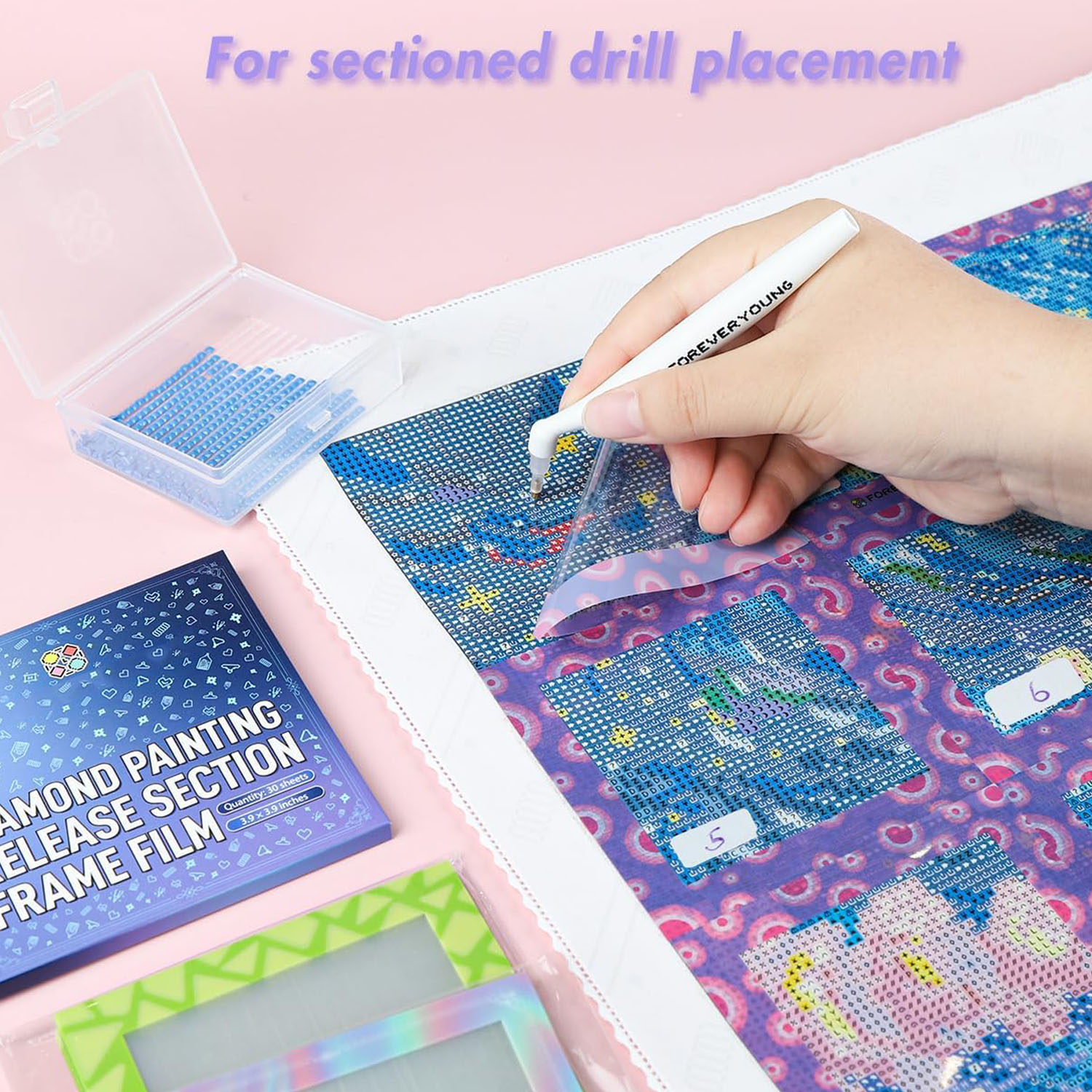 30 adet elmas boyama araçları  - Art Craft Tools incelemesi ve fiyatı