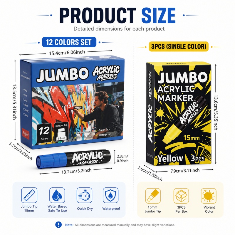 3/12'li Paket Jumbo Kalıcı Kal - Art Craft Jumbo incelemesi ve fiyatı