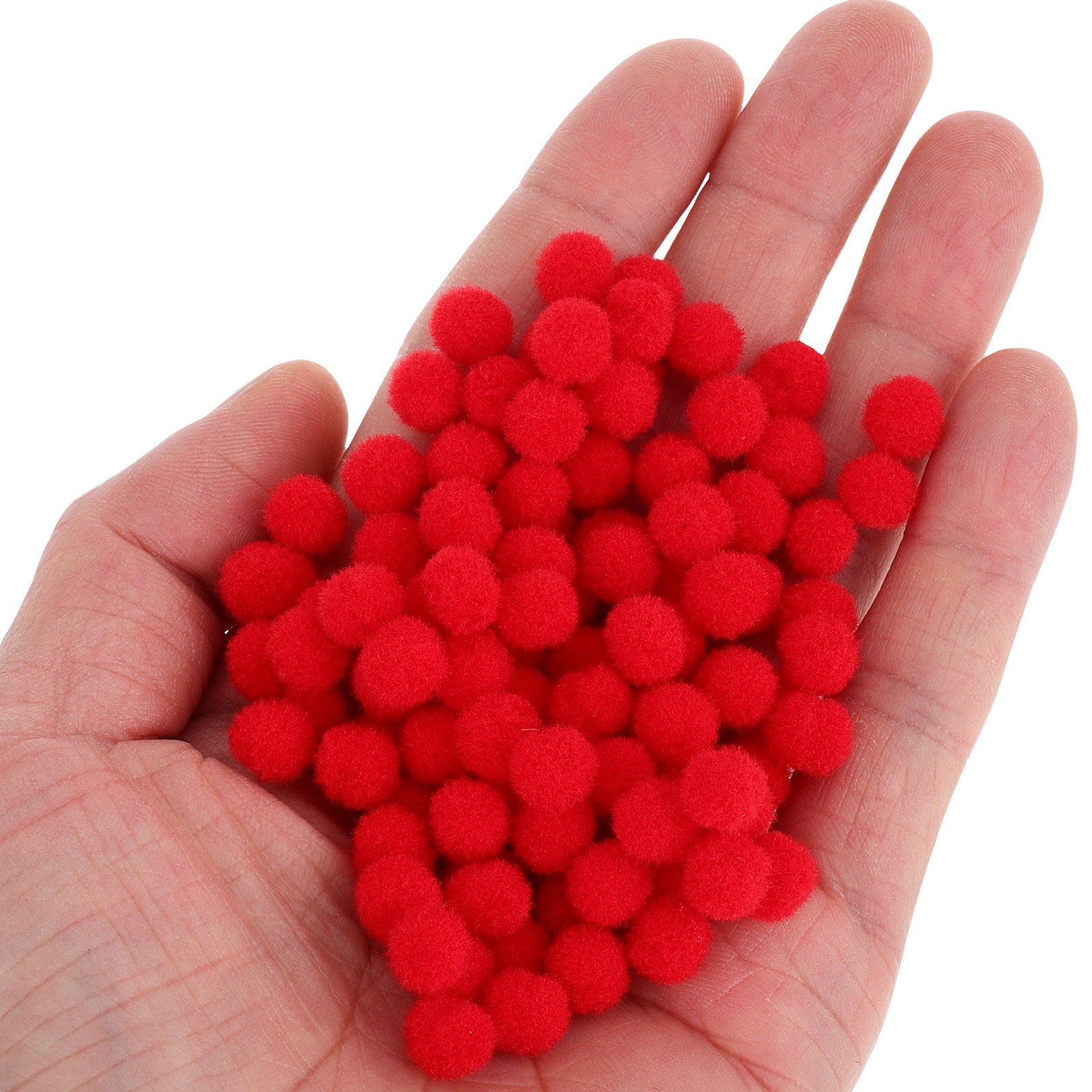 100 Adet Kırmızı Mini Ponpon,  - Art Craft For Preschoolers incelemesi ve fiyatı