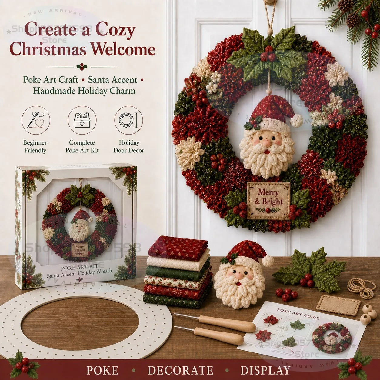 2026 3D Kumaşla Yapılan Çelenk - Art Craft Store incelemesi ve fiyatı