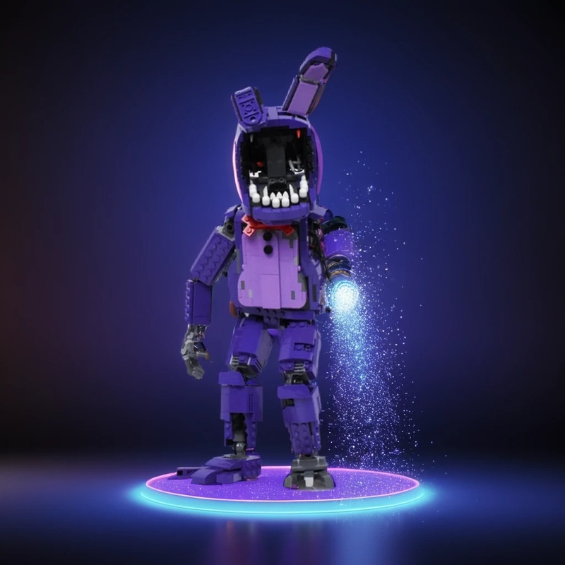 920 adet MOC Withered Bonnie O - Art Craft Game incelemesi ve fiyatı