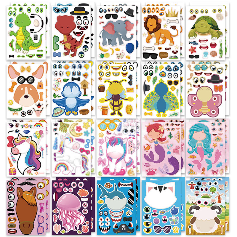 12/24 Sayfa Yüz Yapmak Çıkartm - Art And Craft Zoo Animals incelemesi ve fiyatı
