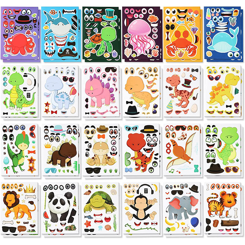 12/24 Sayfa Yüz Yapmak Çıkartm - Art And Craft Zoo Animals incelemesi ve fiyatı