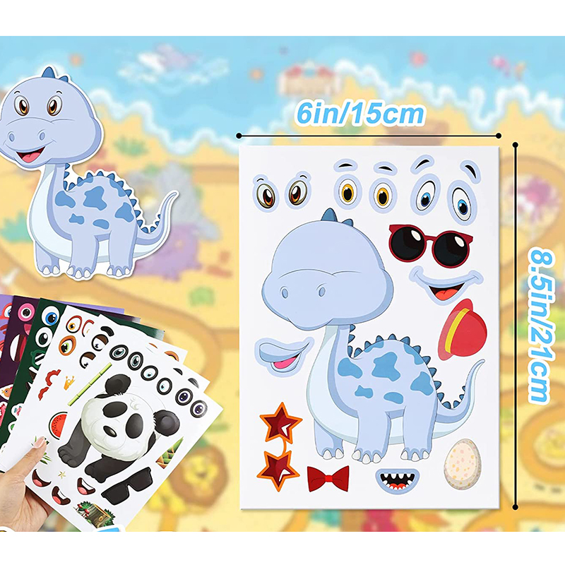 12/24 Sayfa Yüz Yapmak Çıkartm - Art And Craft Zoo Animals incelemesi ve fiyatı