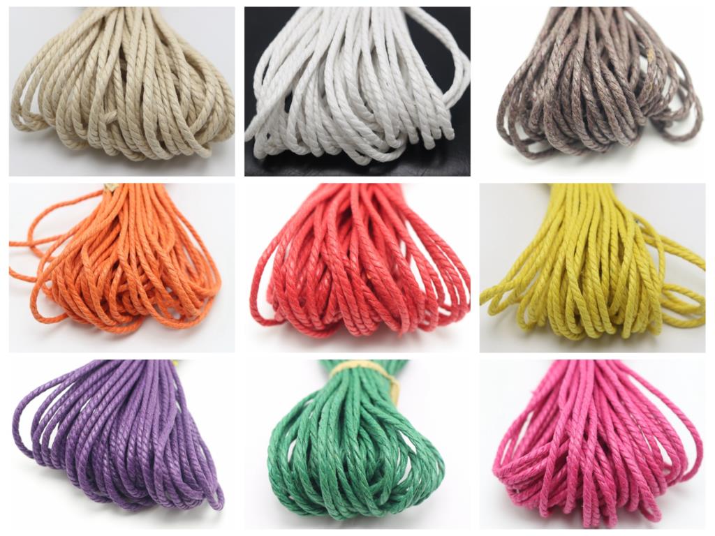 22 metre mumlu bükülmüş pamuk  - Macrame Cord Cotton incelemesi ve fiyatı