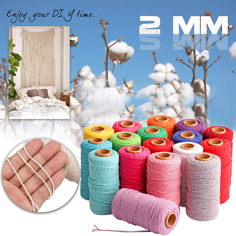 109 Yards 2mm Makrome Kordon Z - Macrame Cord Cotton incelemesi ve fiyatı