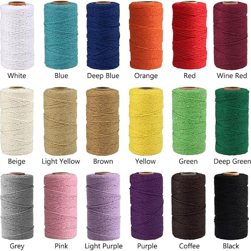 109 Yards 2mm Makrome Kordon Z - Macrame Cord Cotton incelemesi ve fiyatı