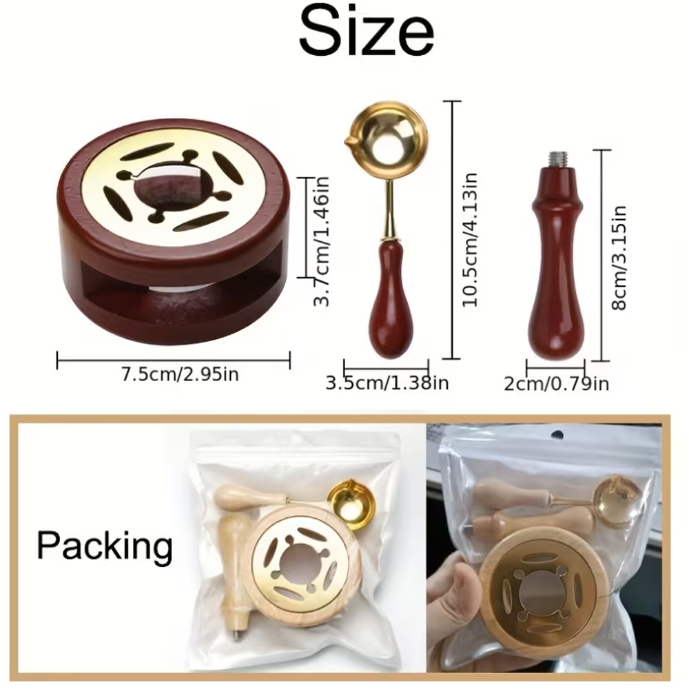 Kişiye Özel Mum Mühür Seti, Öz - Batik Wax Kit incelemesi ve fiyatı