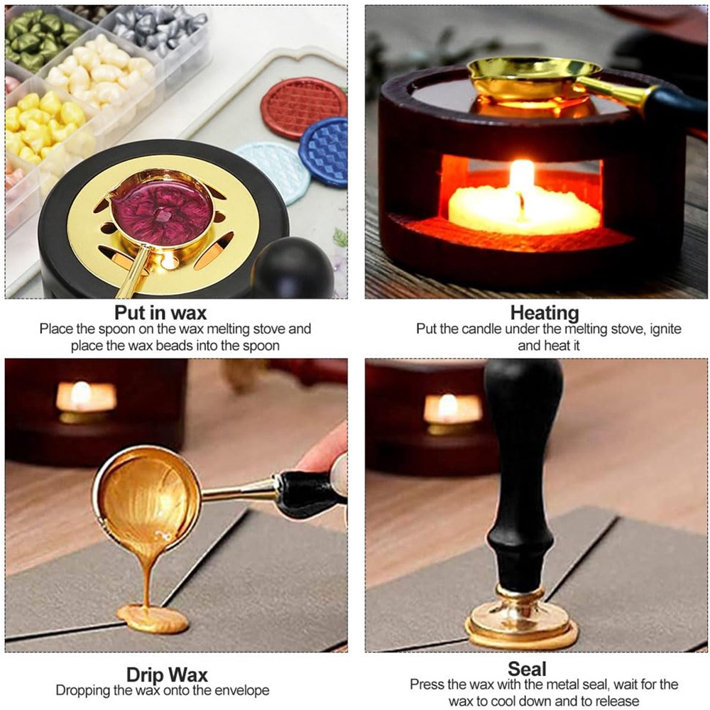 Kişiye Özel Mum Mühür Seti, Öz - Batik Wax Kit incelemesi ve fiyatı