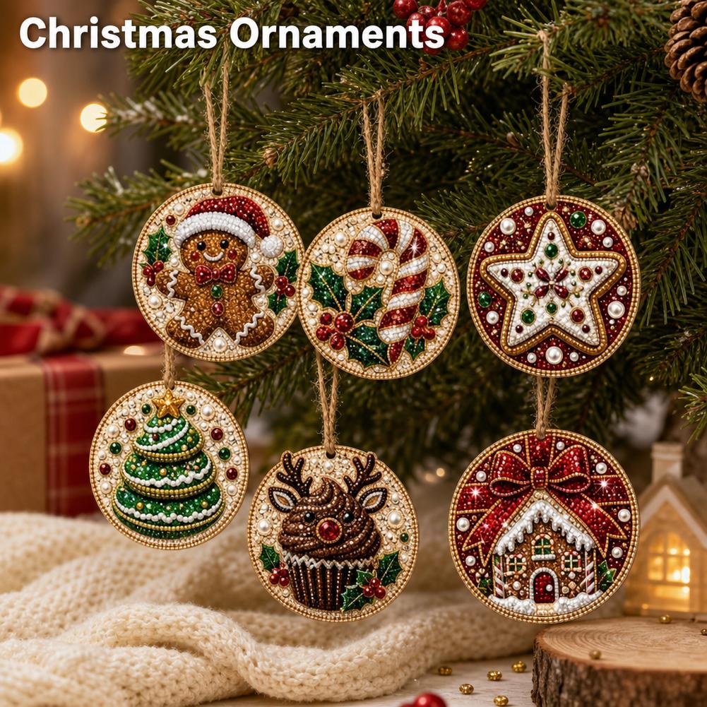 6 Adet Noel Süsü, Elmas Boyama - Art Craft Kits incelemesi ve fiyatı