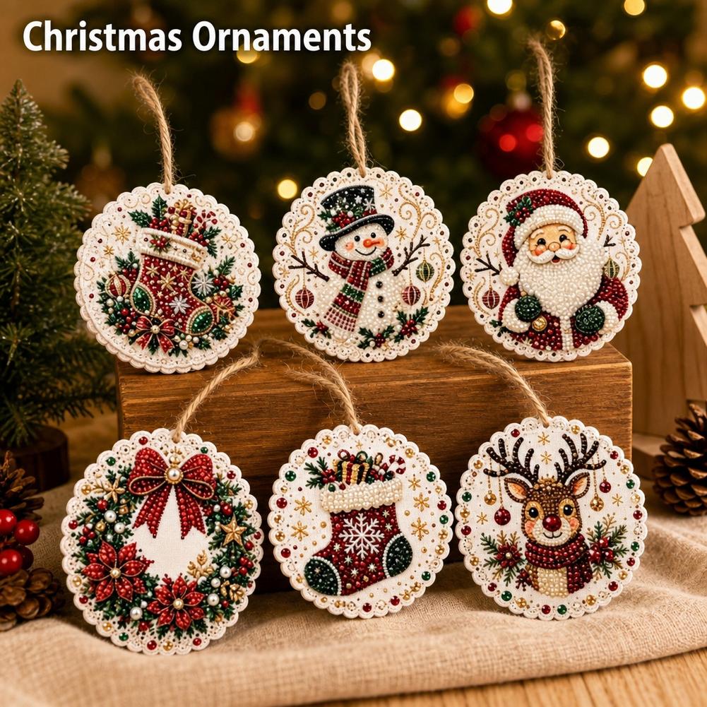 6 Adet Noel Süsü, Elmas Boyama - Art Craft Kits incelemesi ve fiyatı