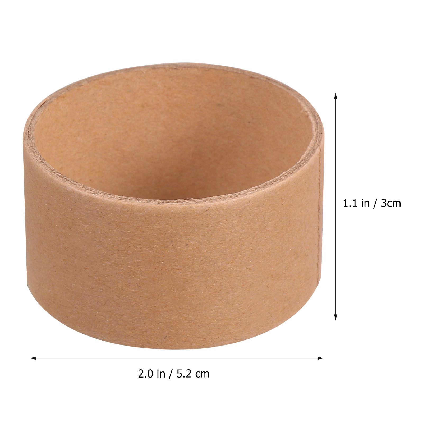 20 Adet Yuvarlak Kahverengi Ka - Art Craft Easy With Paper incelemesi ve fiyatı