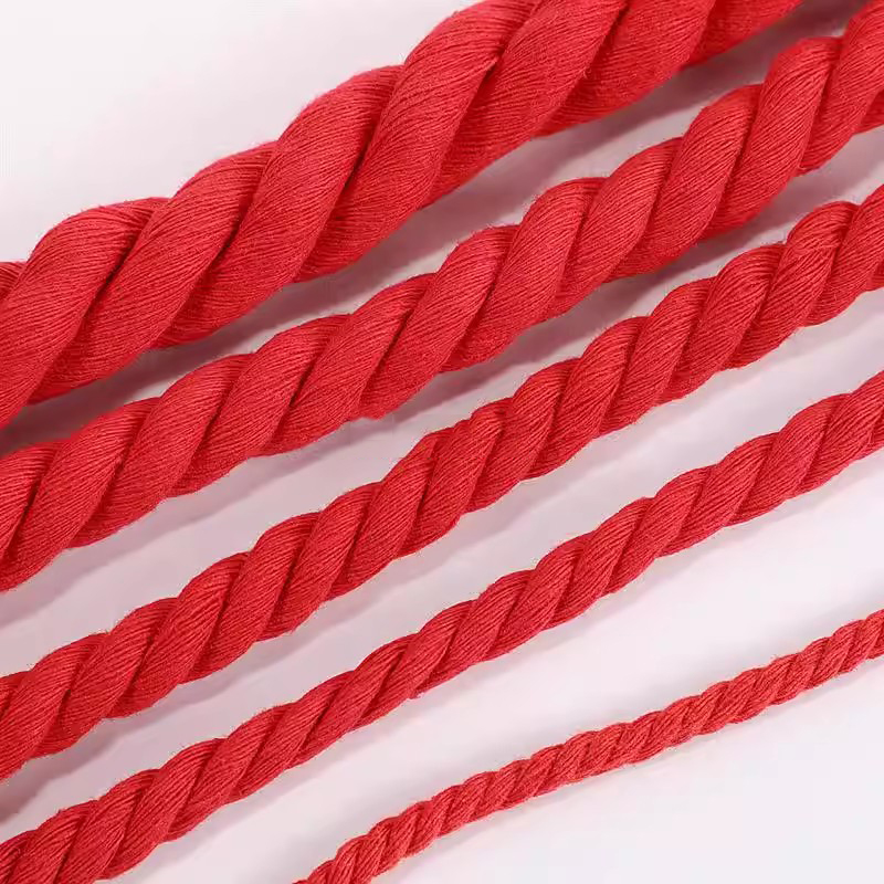 2/5/10 metre 5/8/12/20mm Kırmı - Macrame Cord Cotton incelemesi ve fiyatı