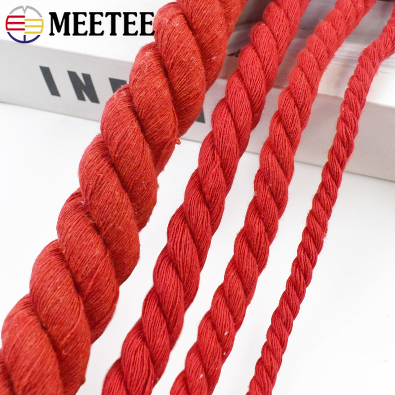 4/5/10M Kırmızı Pamuk Halat 3  - Macrame Cord Cotton incelemesi ve fiyatı