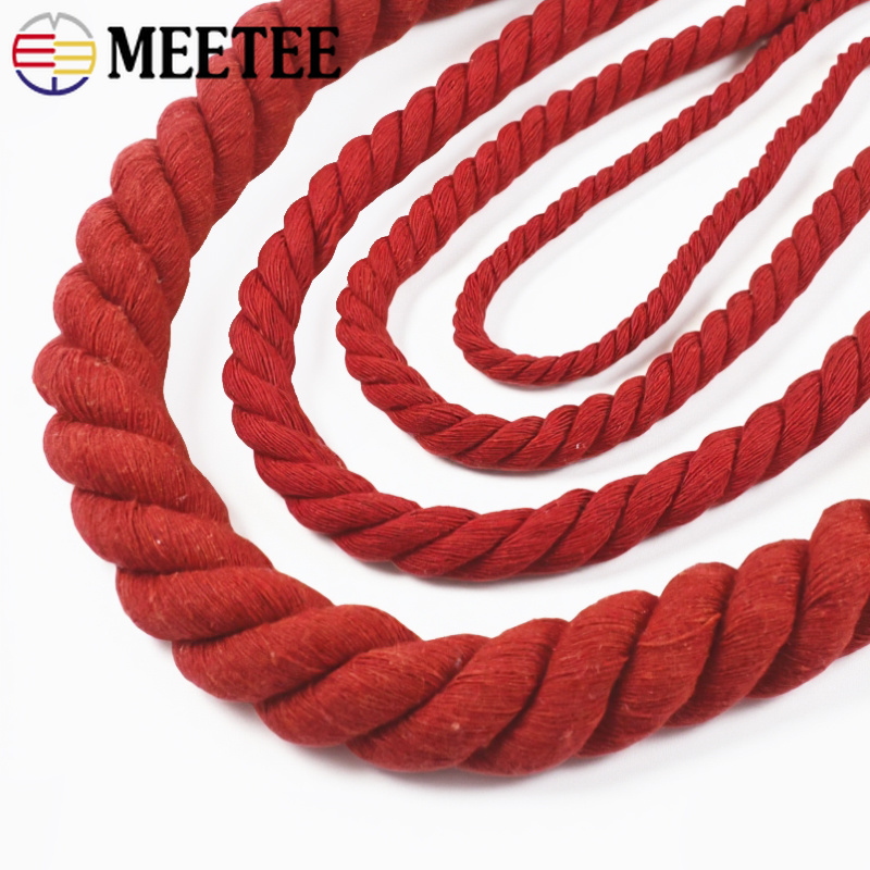 4/5/10M Kırmızı Pamuk Halat 3  - Macrame Cord Cotton incelemesi ve fiyatı