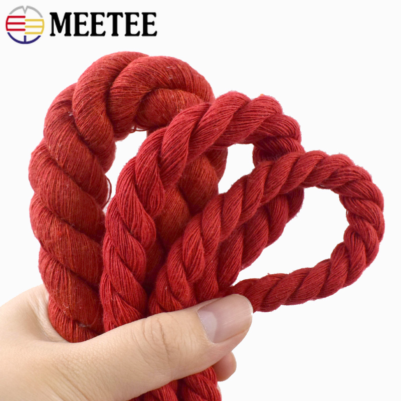 4/5/10M Kırmızı Pamuk Halat 3  - Macrame Cord Cotton incelemesi ve fiyatı