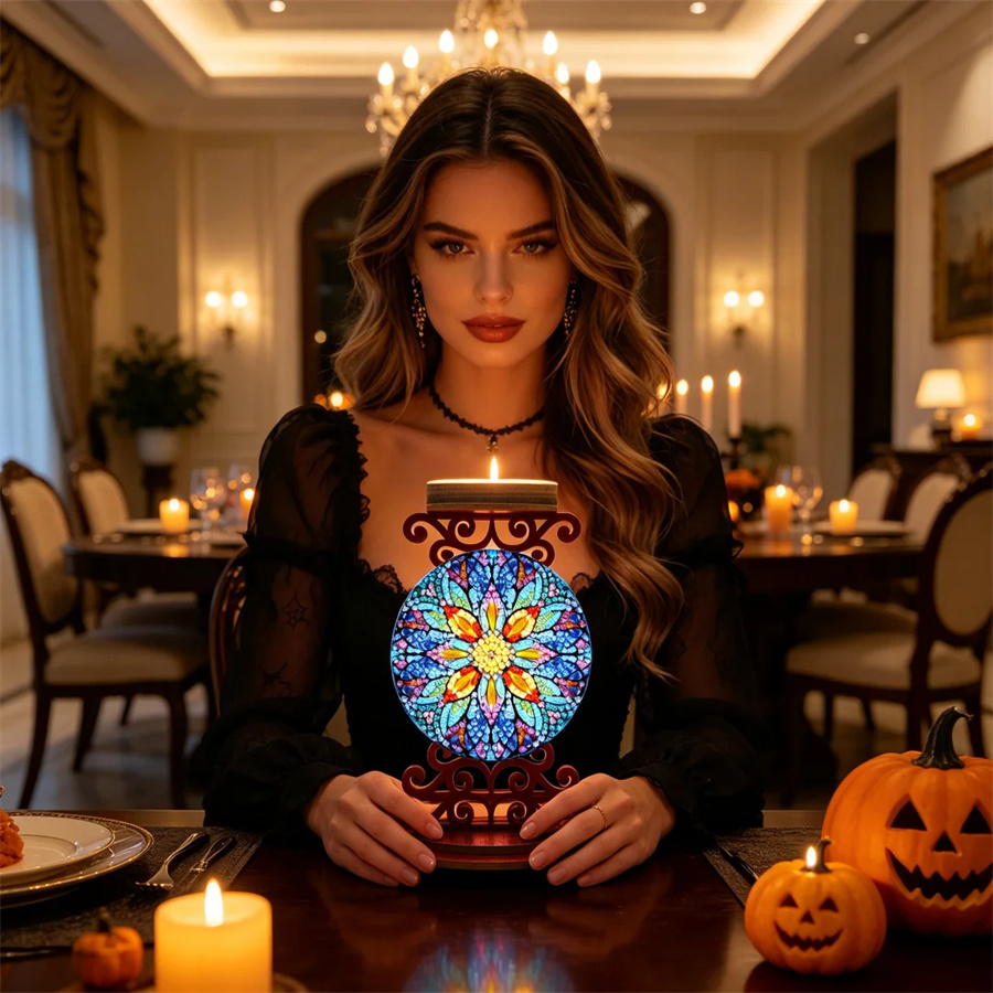 Çiçekli mumluk, Cadılar Bayram - Art Craft Kits incelemesi ve fiyatı