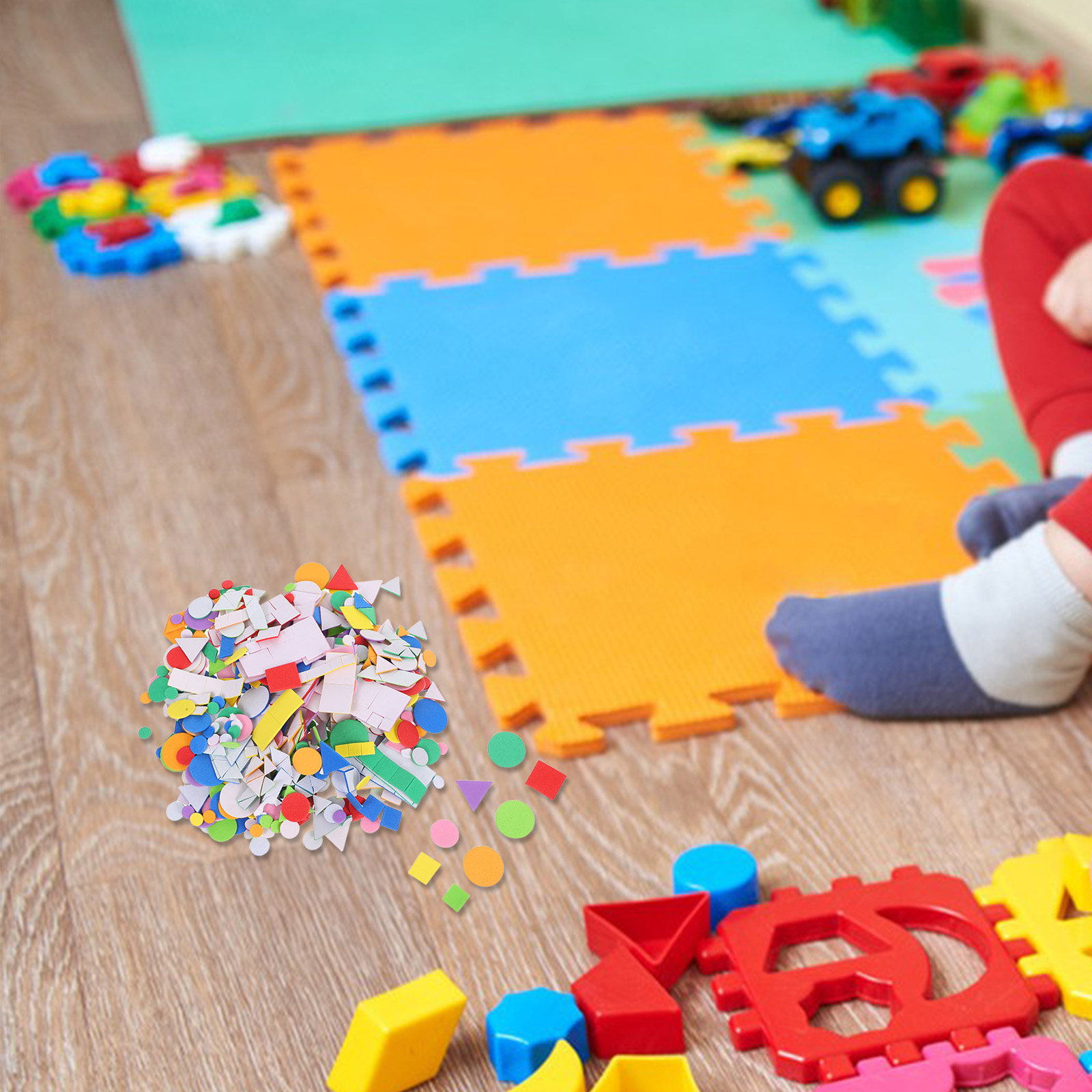 960 Adet Köpük Şekilli Yapışka - Art Craft For Preschoolers incelemesi ve fiyatı