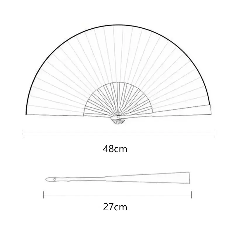 8 inç çin japon ipek yelpaze k - Art Craft And Cloth incelemesi ve fiyatı