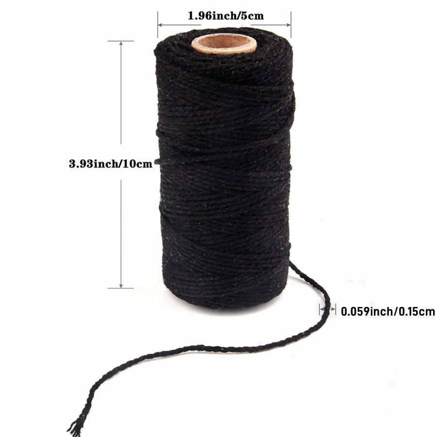 100 M/Rulo 2mm Renkli Pamuk Ma - Macrame Cord Cotton incelemesi ve fiyatı